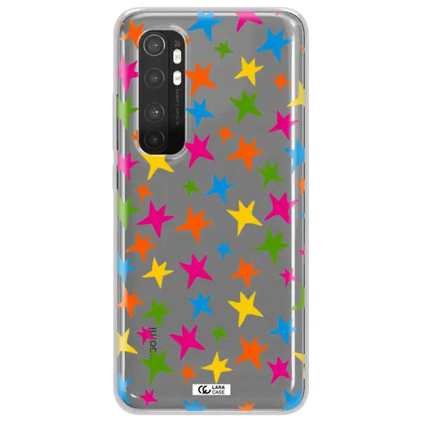 Colorful Stars Xiaomi Mi Note 10 Lite Clear TPU Case