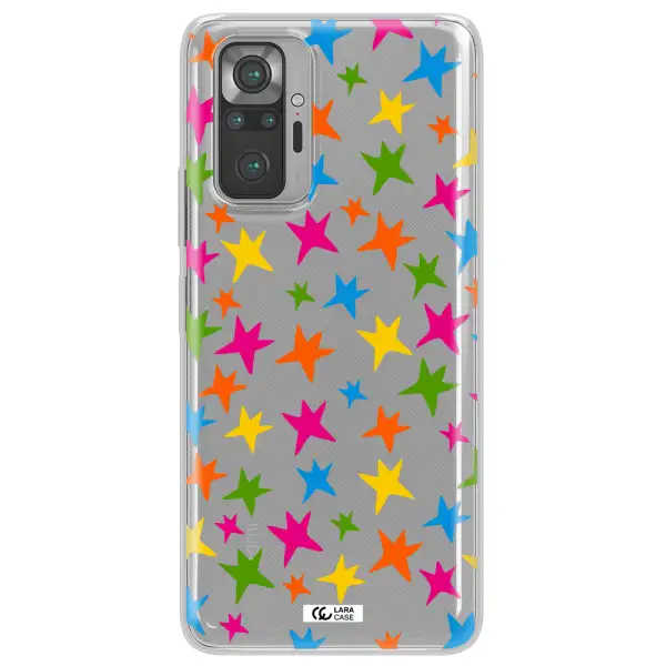 Colorful Stars Xiaomi Note 10 Pro Clear TPU Case
