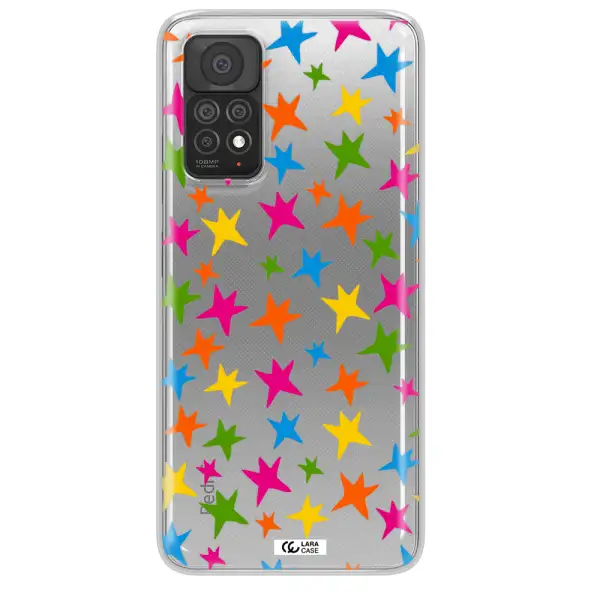 Colorful Stars Xiaomi Note 11 Pro Clear TPU Case