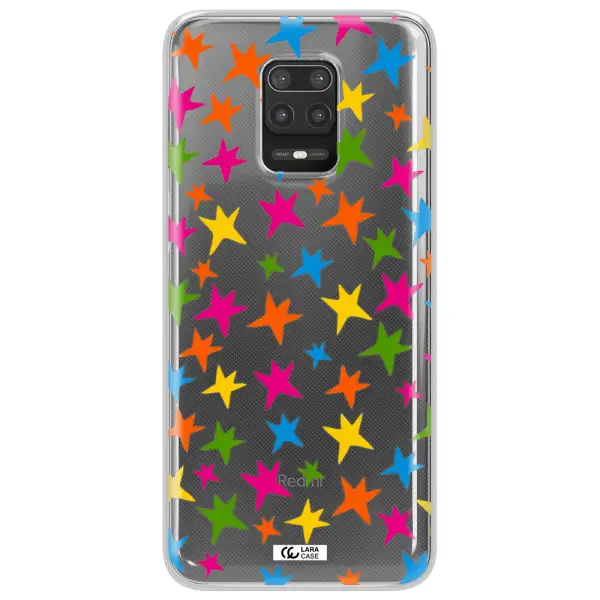 Colorful Stars Xiaomi Note 9S Clear TPU Case