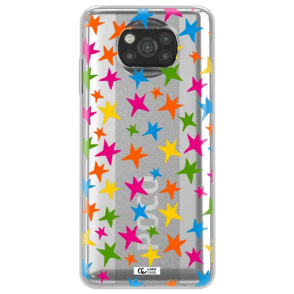 Colorful Stars Xiaomi Poco X3 Clear TPU Case