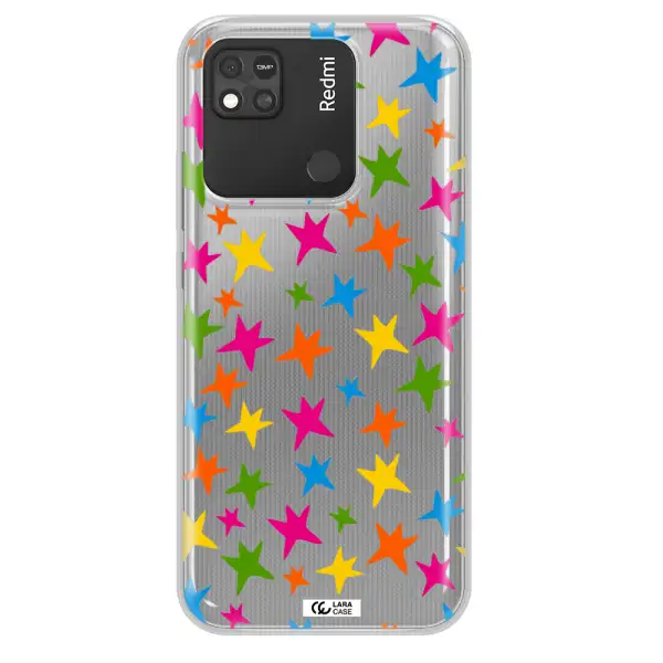 Colorful Stars Xiaomi Redmi 10A Clear TPU Case