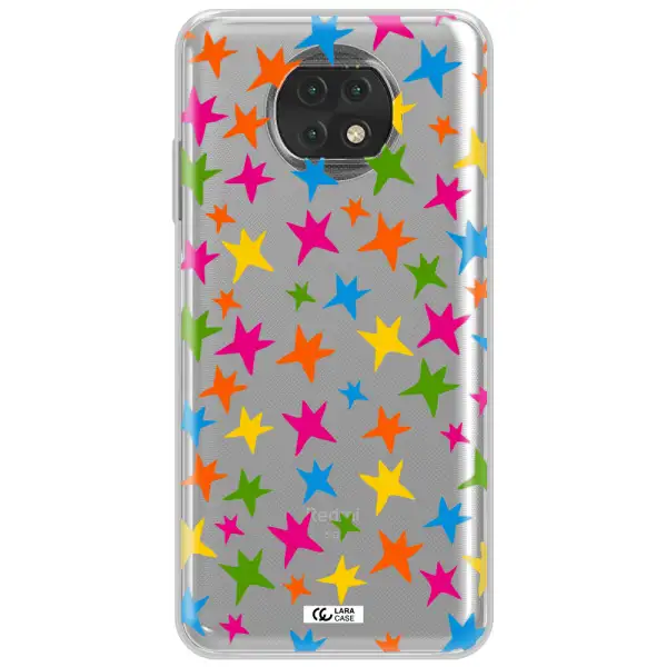 Colorful Stars Xiaomi Redmi Note 9T Clear Tpu Case