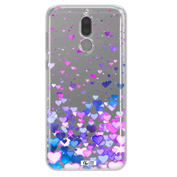 Watercolor Flying Hearts Huawei Mate 10 Lite Clear TPU Case