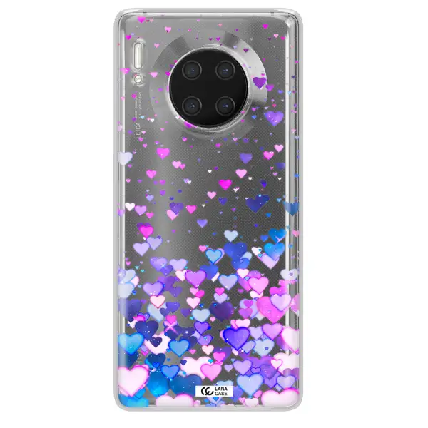 Watercolor Flying Hearts Huawei Mate 30 Pro Clear TPU Case