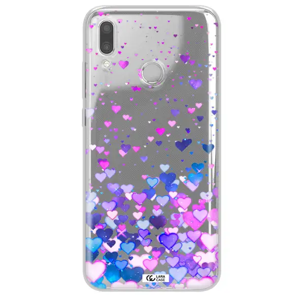 Watercolor Flying Hearts Huawei P Smart 2019 Clear TPU Case