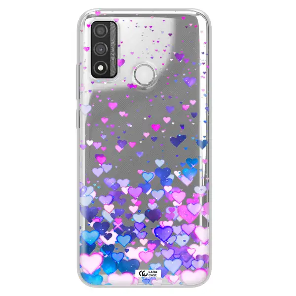 Watercolor Flying Hearts Huawei P Smart 2020 Clear TPU Case