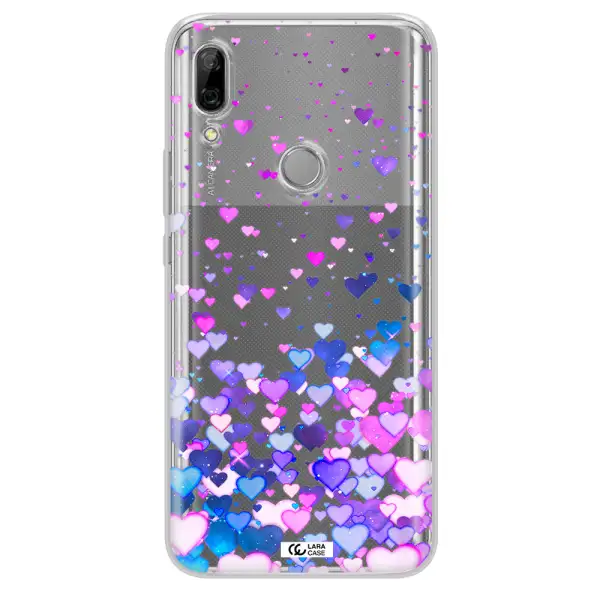 Watercolor Flying Hearts Huawei P Smart Z Clear TPU Case