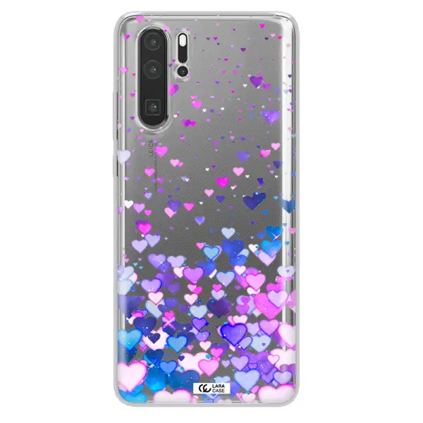 Watercolor Flying Hearts Huawei P30 Pro Clear TPU Case
