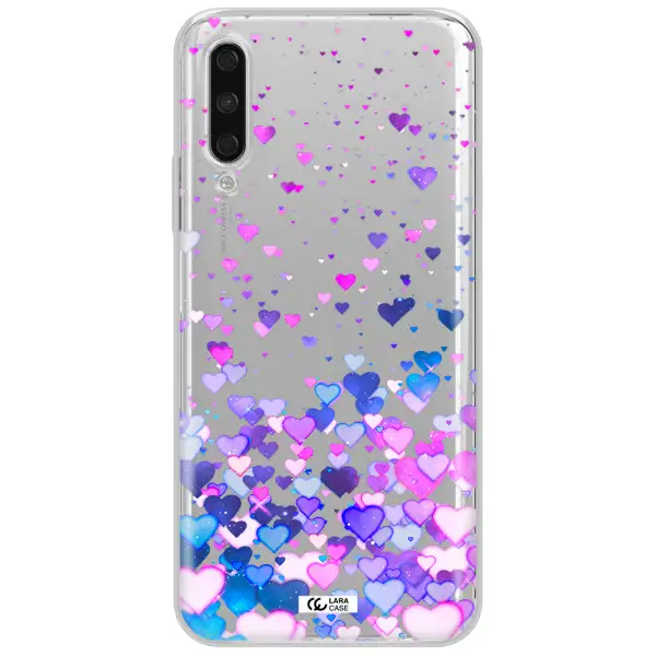 Watercolor Flying Hearts Huawei Y9S Clear Tpu Case