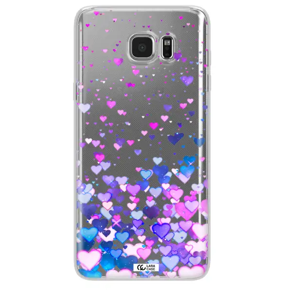 Watercolor Flying Hearts Samsung Note 5 Clear TPU Case