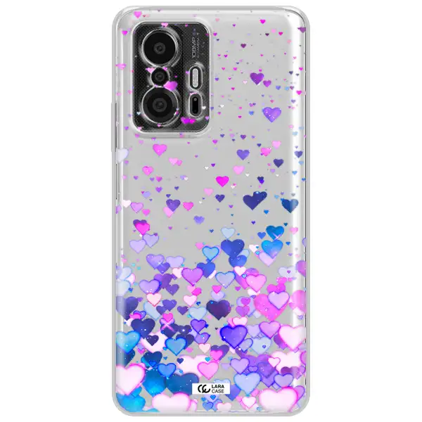 Watercolor Flying Hearts Xiaomi 11T Pro Clear Tpu Case