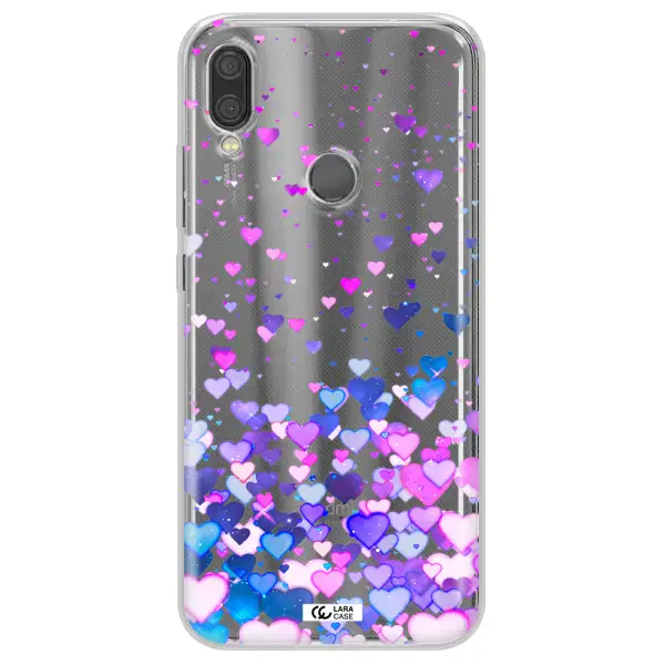 Watercolor Flying Hearts Xiaomi Redmi Note 7 Clear TPU Case