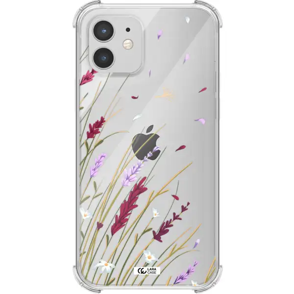 Long Grass Flower Apple iPhone 12 mini Clear PC Case