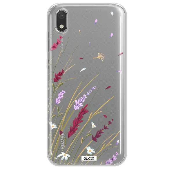Long Grass Flower Huawei Honor 8S Clear TPU Case