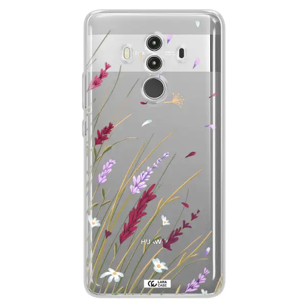 Long Grass Flower Huawei Mate 10 Clear TPU Case