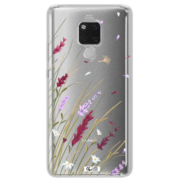 Long Grass Flower Huawei Mate 20X Clear TPU Case