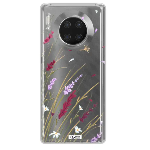 Long Grass Flower Huawei Mate 30 Pro Clear TPU Case