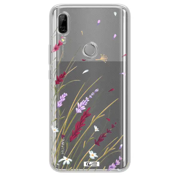 Long Grass Flower Huawei P Smart Z Clear TPU Case