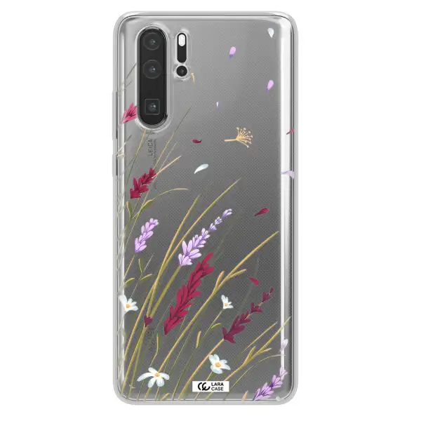 Long Grass Flower Huawei P30 Pro Clear TPU Case