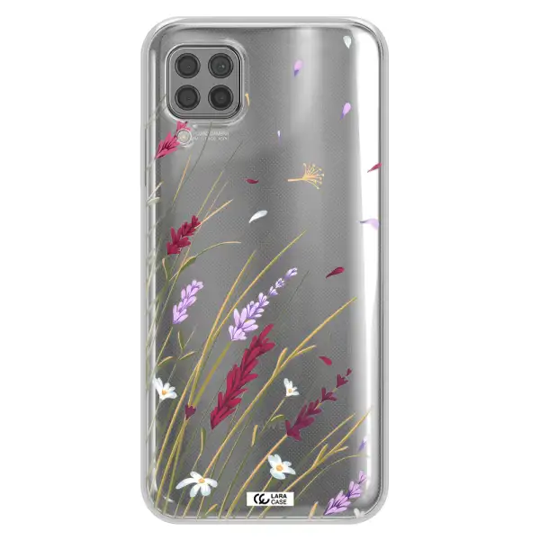 Long Grass Flower Huawei P40 Lite Clear TPU Case