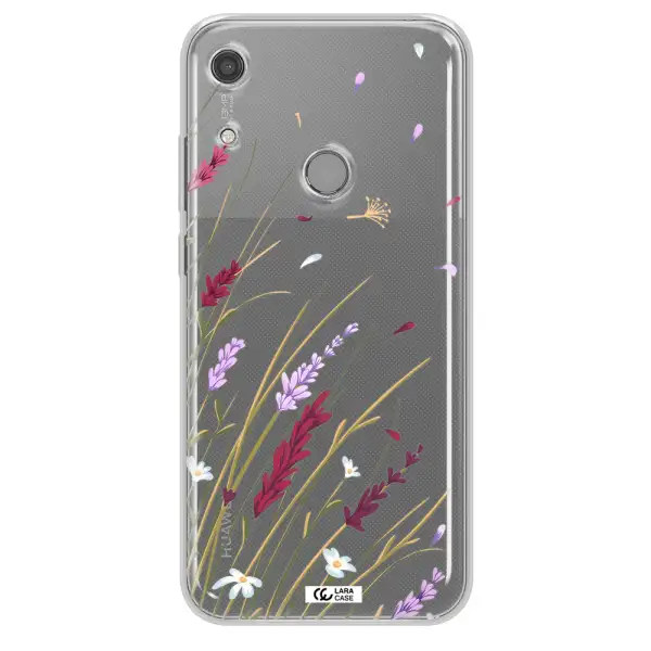 Long Grass Flower Huawei Y6S Clear TPU Case