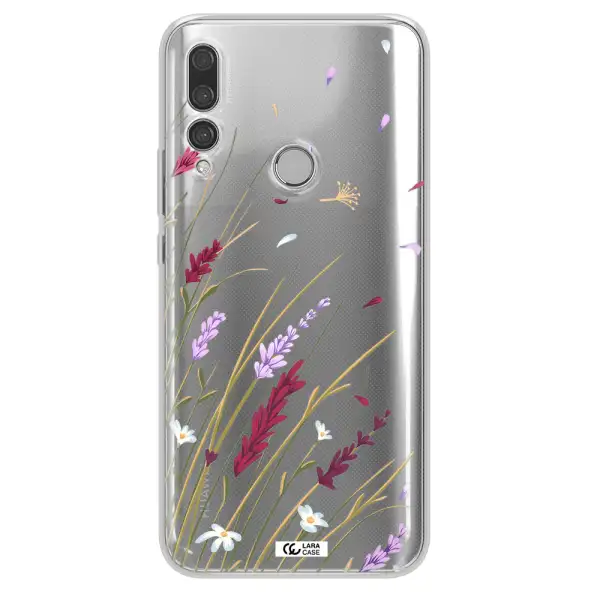 Long Grass Flower Huawei Y9 Prime 2019 Clear TPU Case