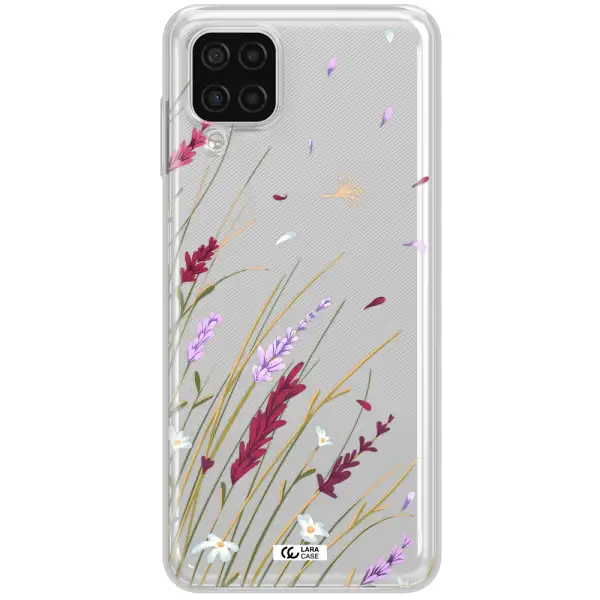 Long Grass Flower Samsung A12 4g Clear TPU Case