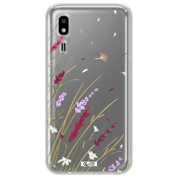 Long Grass Flower Samsung A2 Core Clear TPU Case