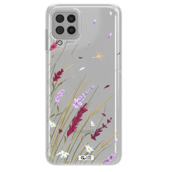Long Grass Flower Samsung A22 4g Clear TPU Case