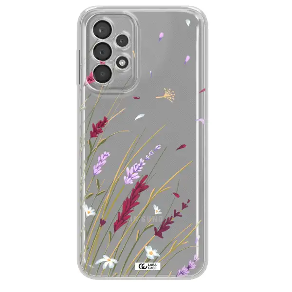 Long Grass Flower Samsung A23 5G Clear Tpu Case
