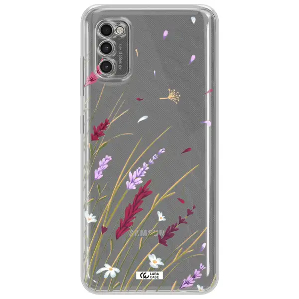 Long Grass Flower Samsung A41 Clear Tpu Case