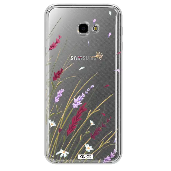 Long Grass Flower Samsung J4 Plus Clear TPU Case