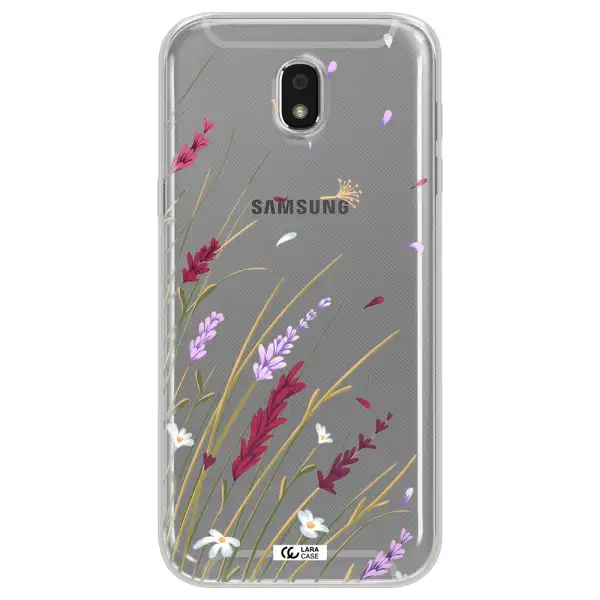 Long Grass Flower Samsung J5 2017 Clear TPU Case