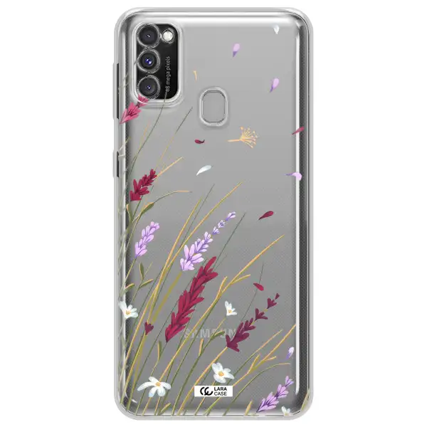 Long Grass Flower Samsung M30S Clear TPU Case