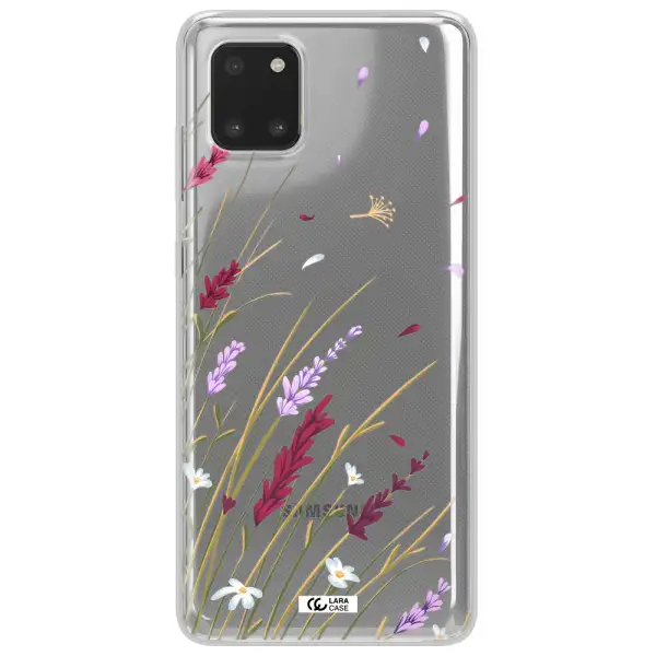 Long Grass Flower Samsung Note 10 Lite Clear TPU Case