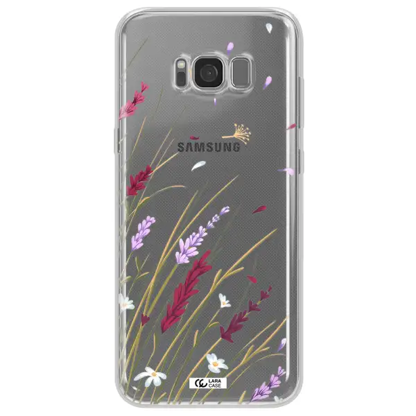 Long Grass Flower Samsung S8 Plus Clear TPU Case