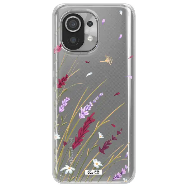 Long Grass Flower Xiaomi Mi 11 Clear TPU Case