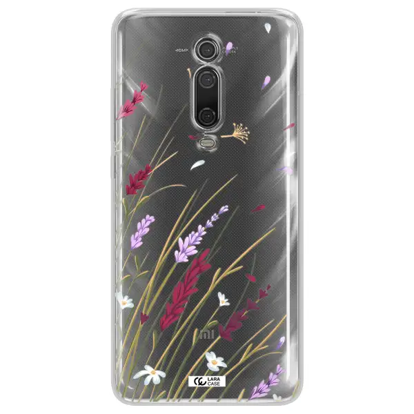 Long Grass Flower Xiaomi Mi 9T Clear TPU Case