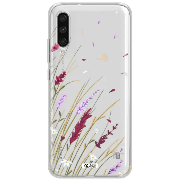 Long Grass Flower Xiaomi Mi A3 Clear Tpu Case