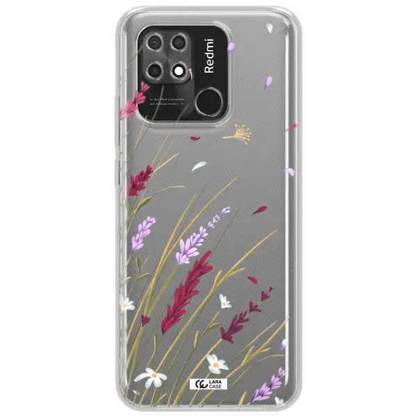 Long Grass Flower Xiaomi Redmi 10C Clear TPU Case