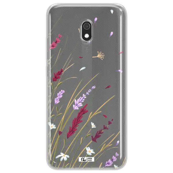 Long Grass Flower Xiaomi Redmi 8A Clear TPU Case