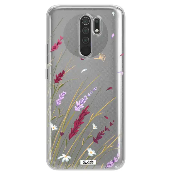 Long Grass Flower Xiaomi Redmi 9 Clear TPU Case