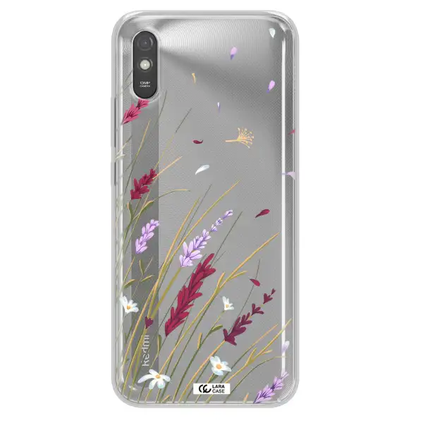 Long Grass Flower Xiaomi Redmi 9A Clear TPU Case