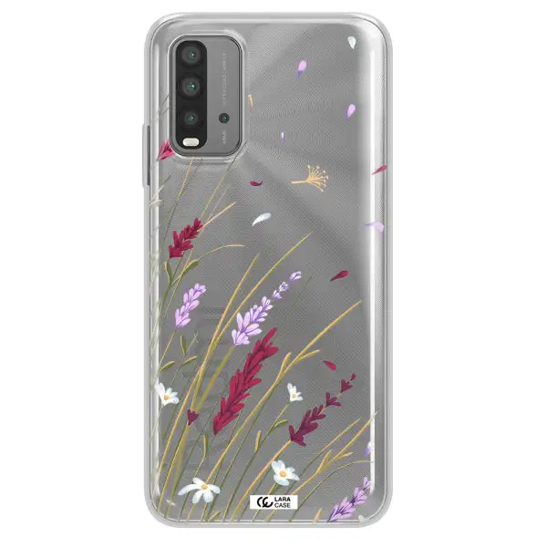 Long Grass Flower Xiaomi Redmi 9T Clear TPU Case