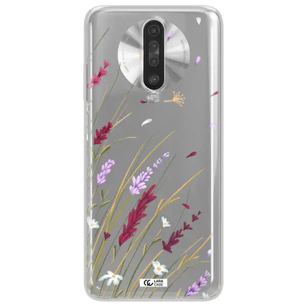 Long Grass Flower Xiaomi Redmi K30 Clear TPU Case