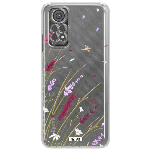 Long Grass Flower Xiaomi Redmi Note 11S Clear Tpu Case