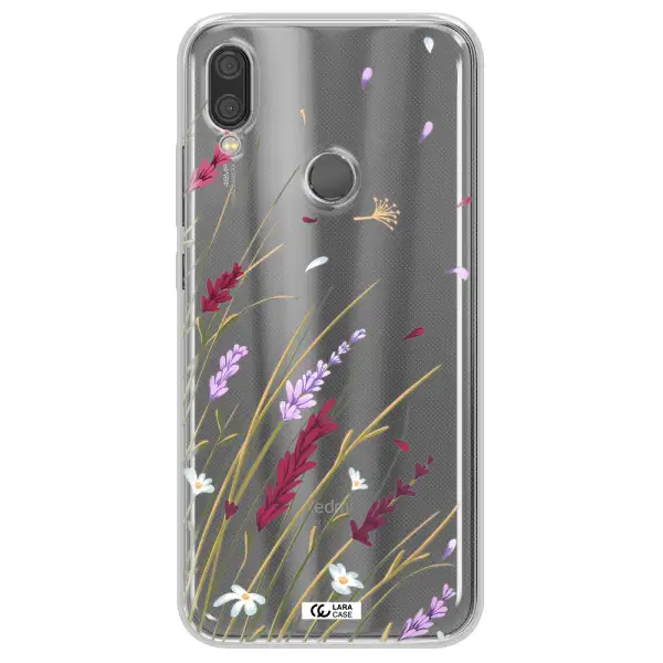 Long Grass Flower Xiaomi Redmi Note 7 Clear TPU Case