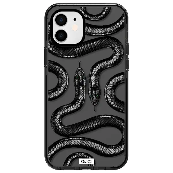Black Snake Apple iPhone 11 impact Smoke Black Case