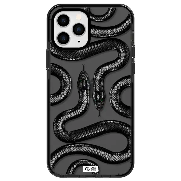 Black Snake Apple iPhone 11 pro impact Smoke Black Case